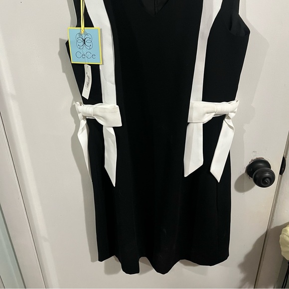 Women’s Macys Cece Black and White Dress Size 12 NWT - Picture 3 of 10